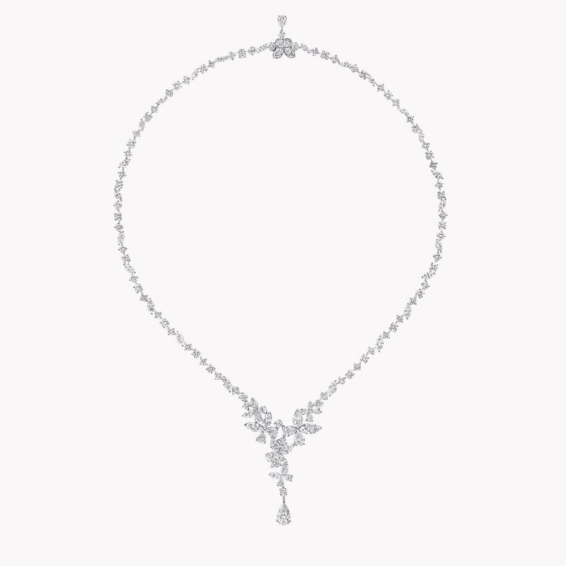 Classic Butterfly Diamond Necklace