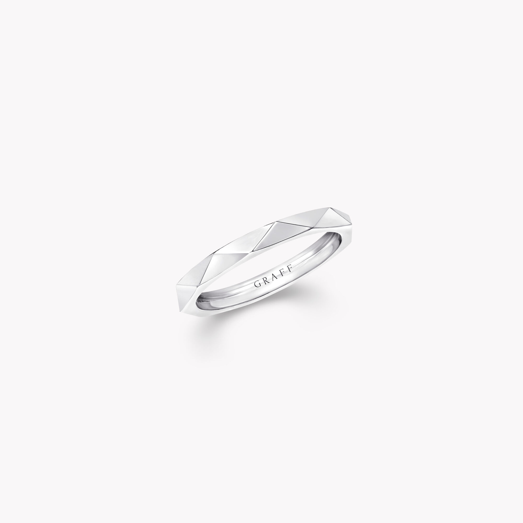 Laurence Graff Signature Band, white gold, 2.3 mm - Graff
