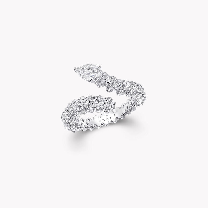 Duet Wraparound Diamond Ring, , hi-res