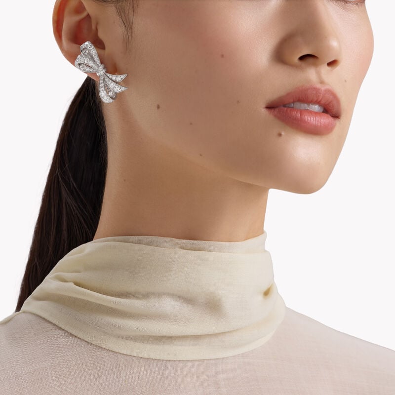 Tilda's Bow Diamond Earrings