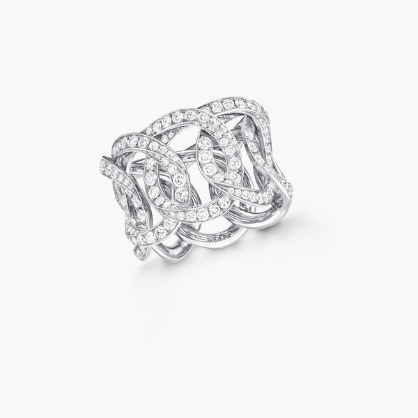 Inspired by Twombly Round Diamond Pavé Band, , hi-res