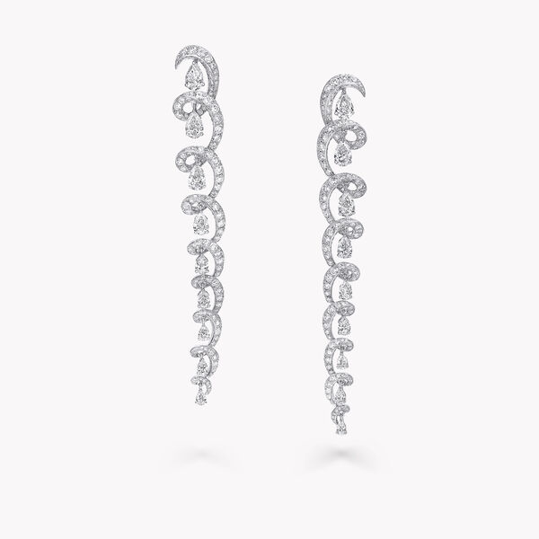 Inspired by Twombly Swirl Diamond Earrings, , hi-res
