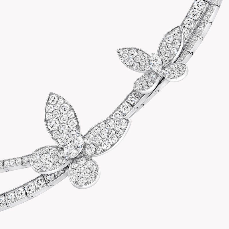 Pavé Butterfly Diamond Necklace