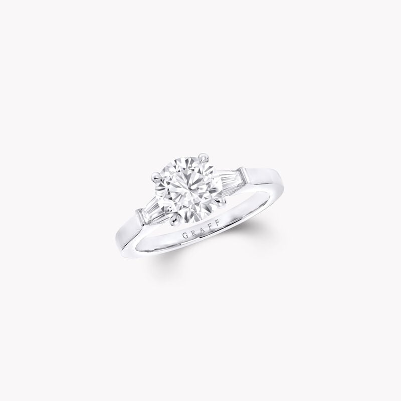 Promise圓形鑽石訂婚戒指