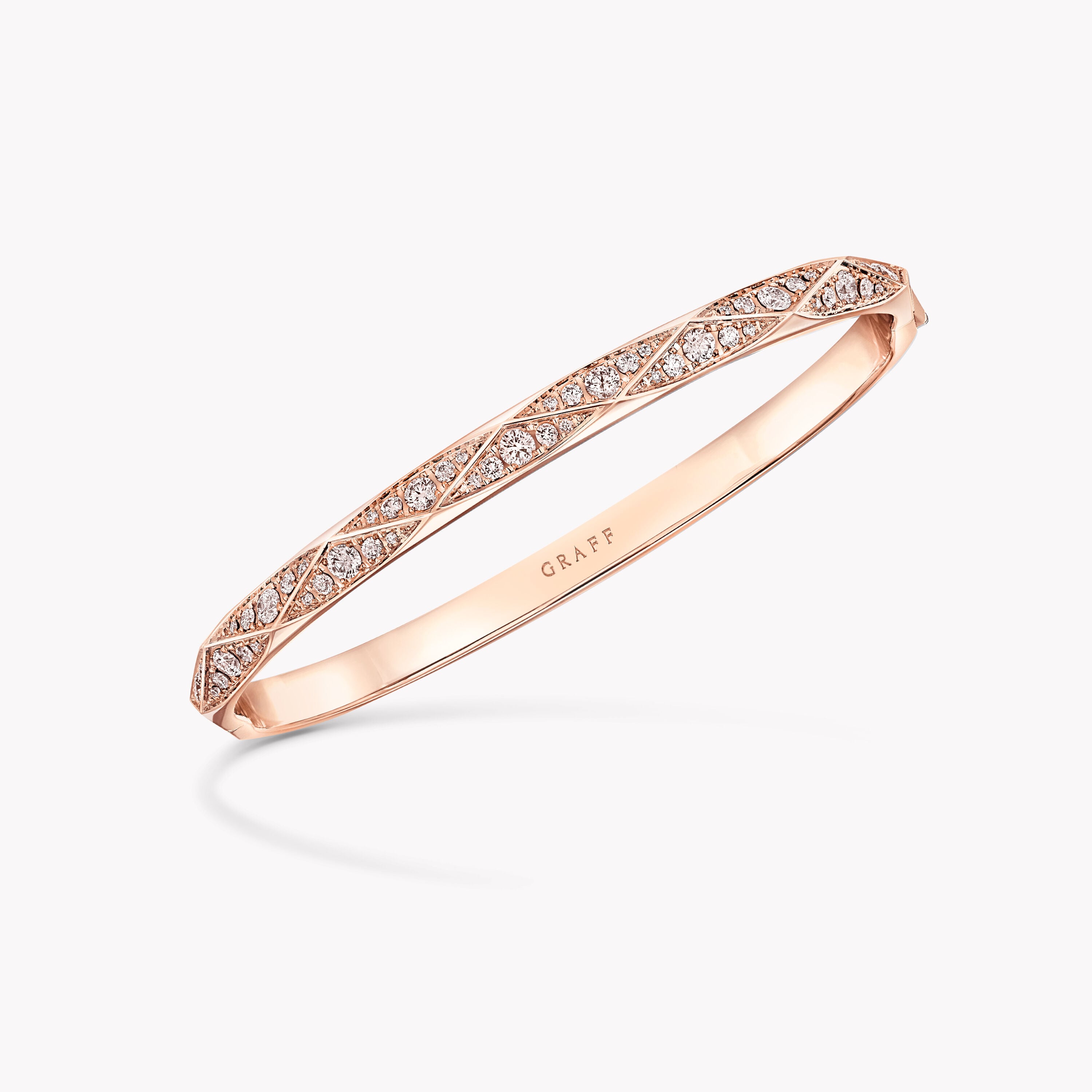 ローレンス グラフ シグネチャー パヴェダイヤモンド バングル, ローズ