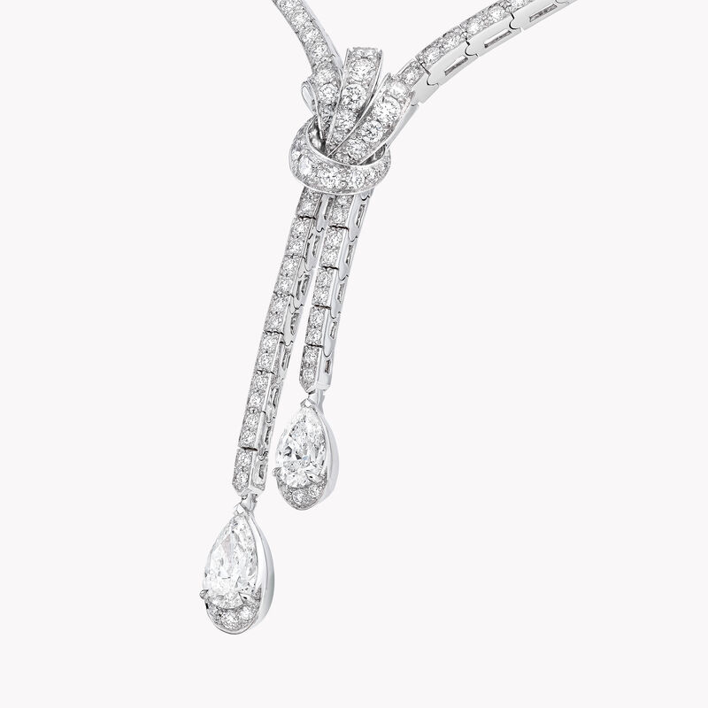 Double collier en pavés de diamants Tilda's Bow, , hi-res