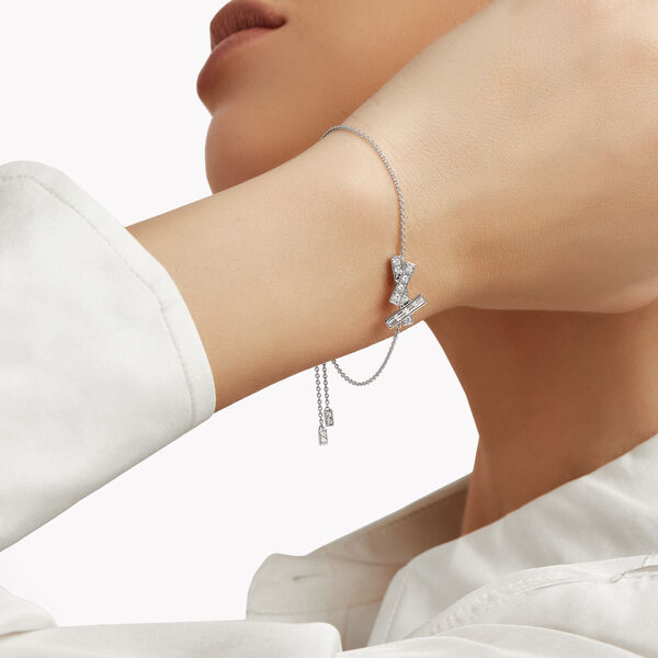 Mini bracelet en diamants Threads, , hi-res