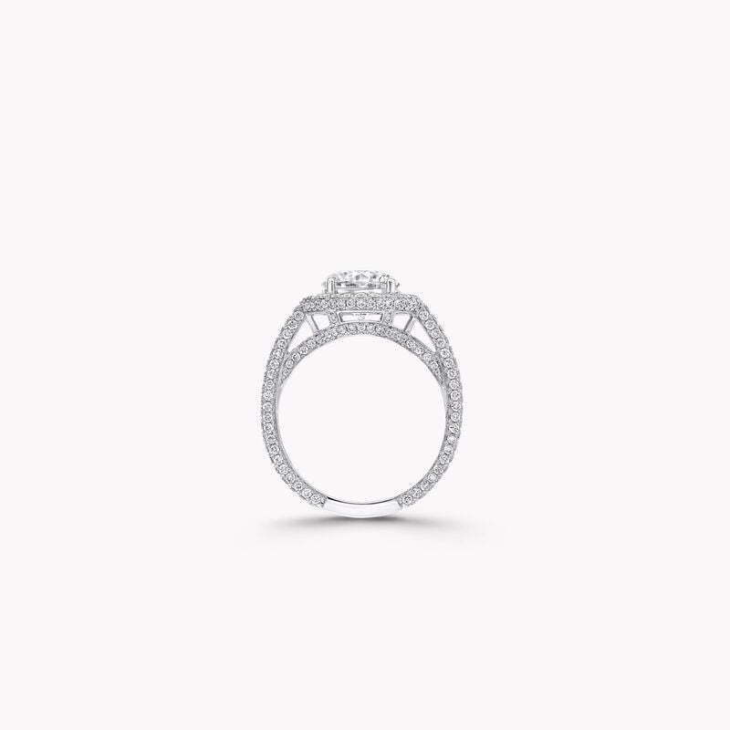 Constellation圓形鑽石訂婚戒指