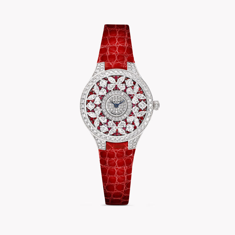Diamond on Ruby Ladies' Watch | Classic Butterfly Watches |