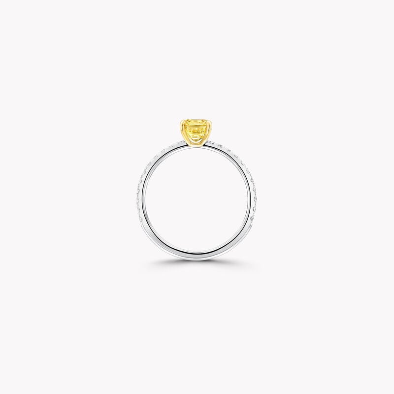 Foufou Emerald Yellow Diamond Ring