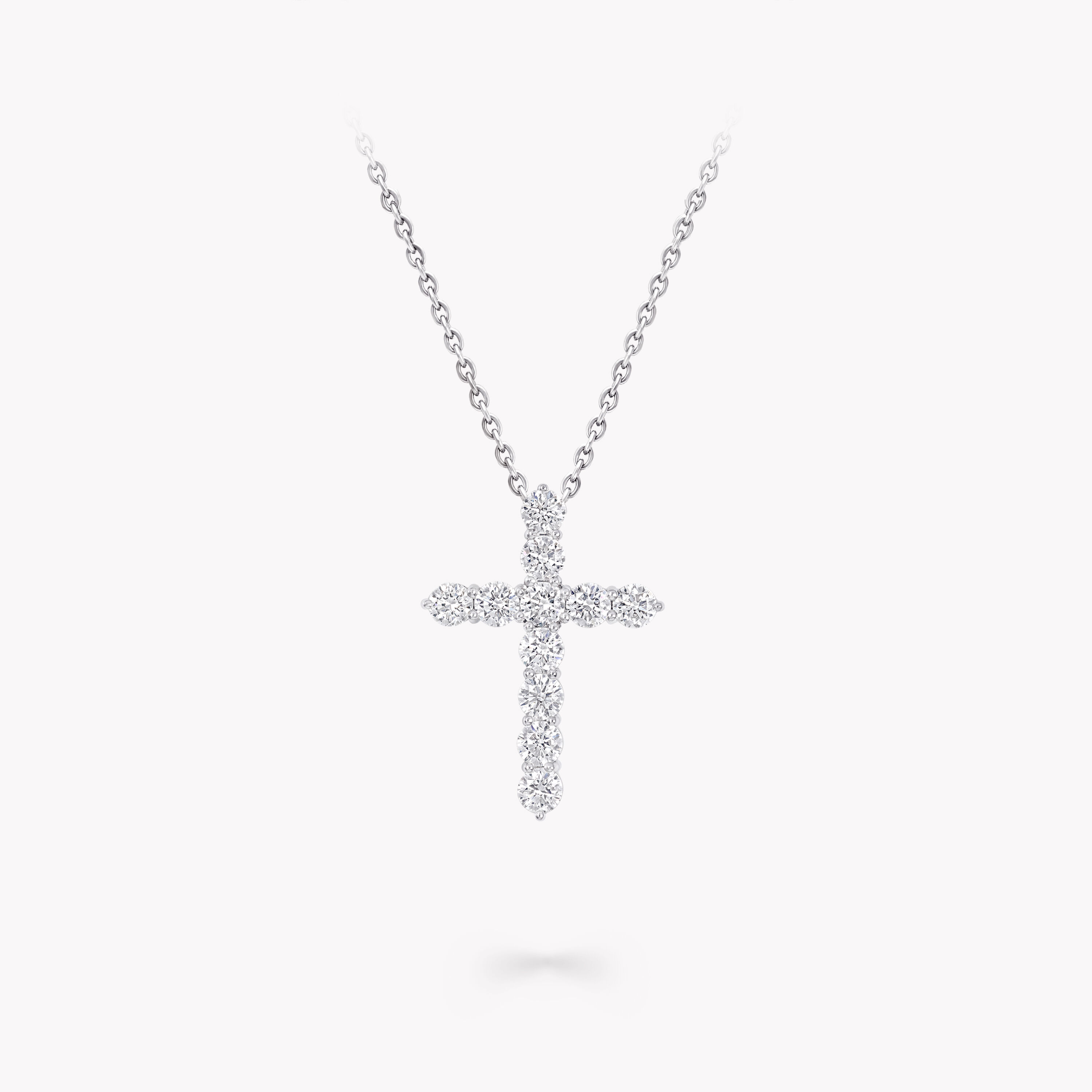 Helzberg Diamond Cross Pendant in 10K White Gold (1/ ct. tw | Mall of  America®