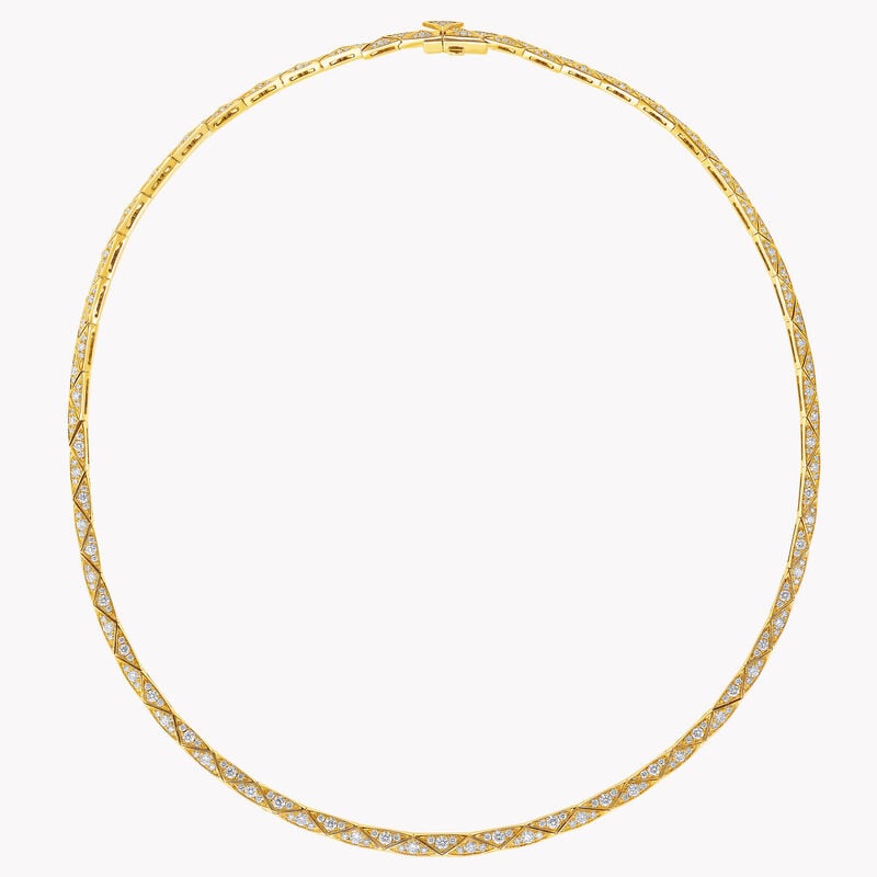 Laurence Graff Signature Faceted Chain Necklace
