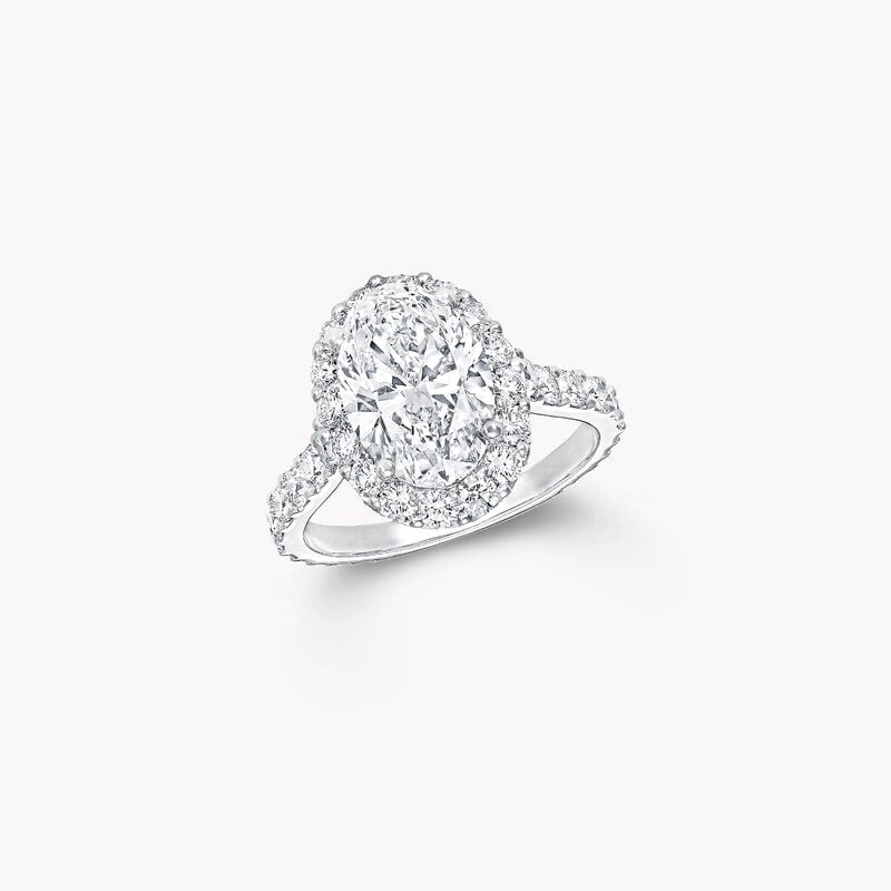 Icon橢圓形鑽石訂婚戒指, , hi-res