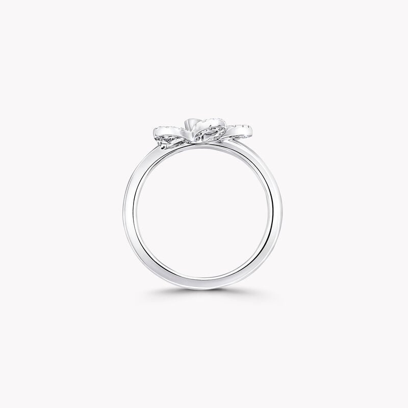 Mini bague Butterfly Silhouette en diamants