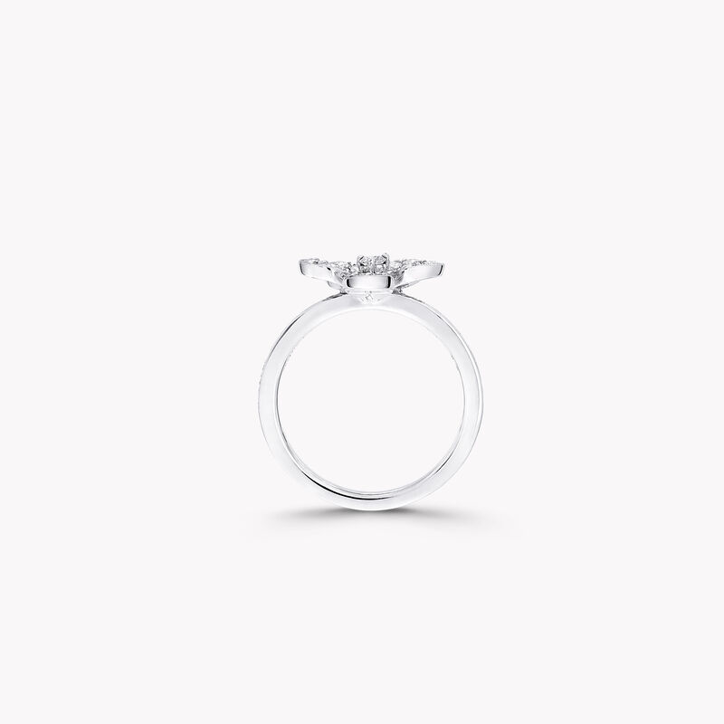 Wild Flower Pav&eacute; Diamond Ring