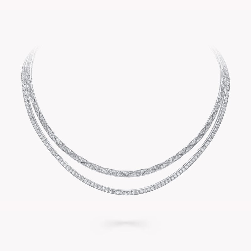 Laurence Graff Signature Faceted Double-Strand Chain Necklace