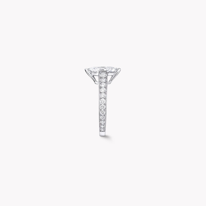 Flame Marquise Cut Diamond Engagement Ring