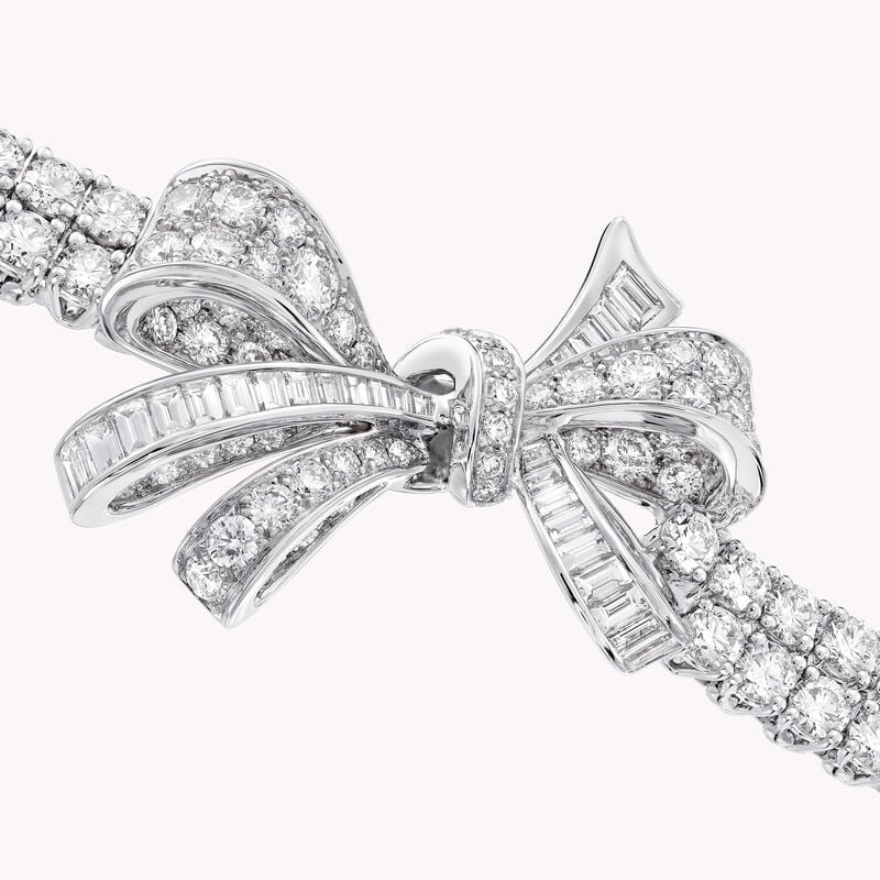 Bracelet en diamants double brin Tilda's Bow