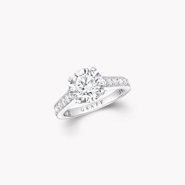 Flame圆形钻石订婚戒指, , hi-res