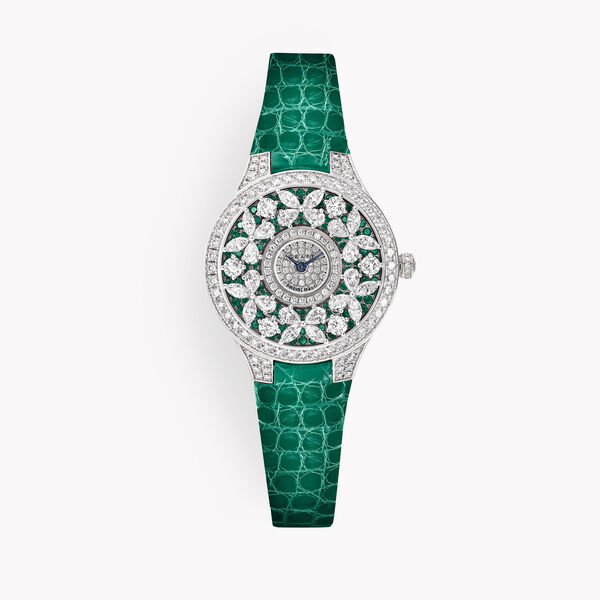 Classic Butterfly祖母綠和鑽石腕錶, , hi-res