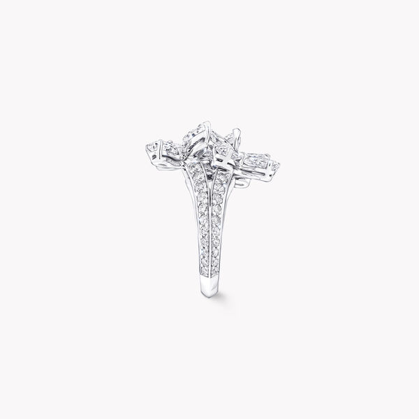 Triple Classic Butterfly Diamond Ring, , hi-res