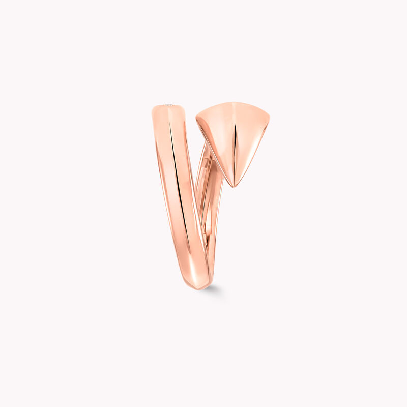 Follow Me Ring set with a Trio of Pav&eacute; Diamonds