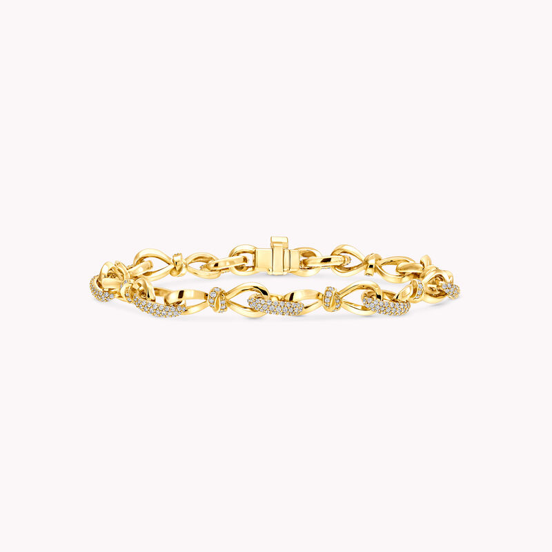 Tilda's Bow Diamond Link Bracelet 
