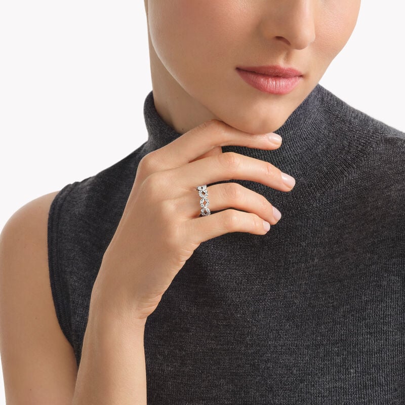 Classic Butterfly Diamond Ring 