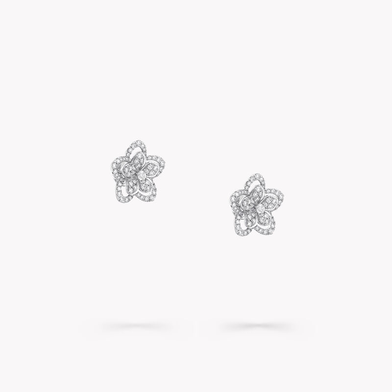 Wild Flower Large Diamond Stud Earrings, , hi-res