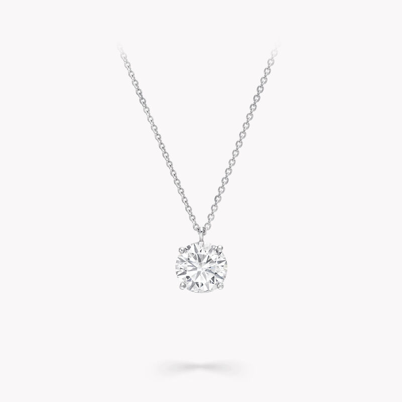 圓形鑽石吊墜