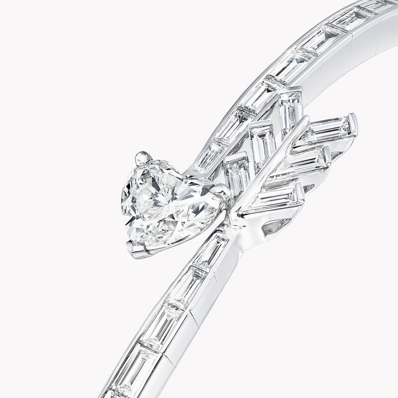 Bracelet rigide en diamants Duet en forme de flèche à enrouler autour du poignet, , hi-res