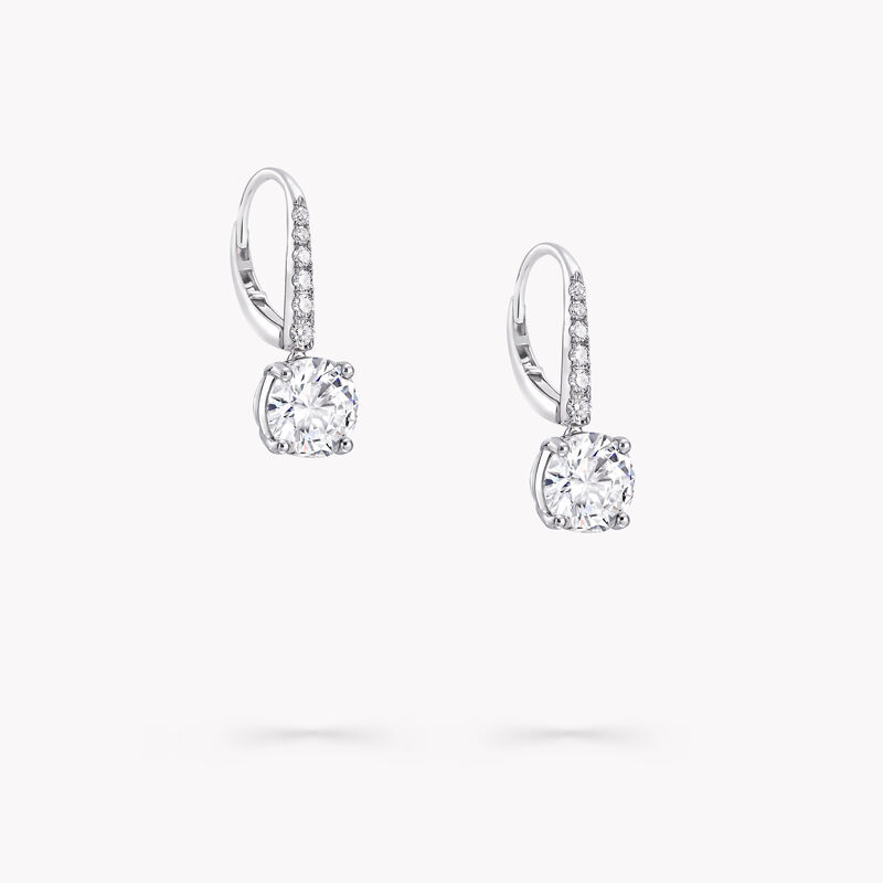Round Diamond Earrings