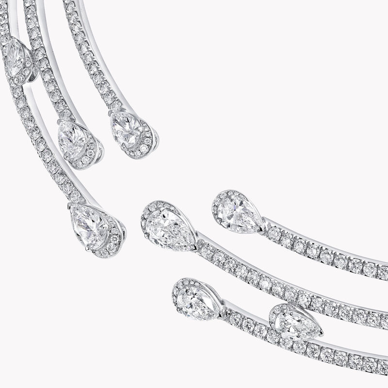Duet Multi-strand Diamond Necklace, , hi-res
