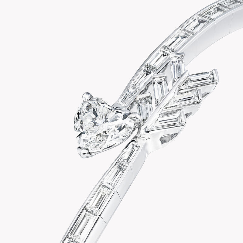 Duet Arrow Wraparound Diamond Bangle