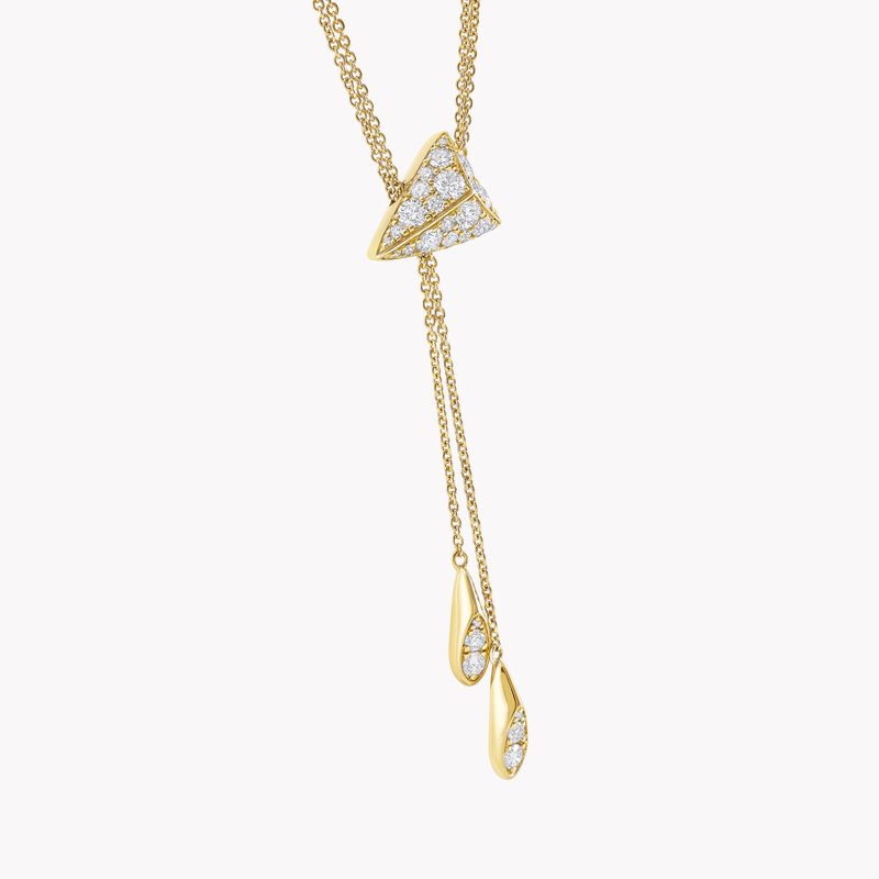Follow Me Diamond Lariat Necklace