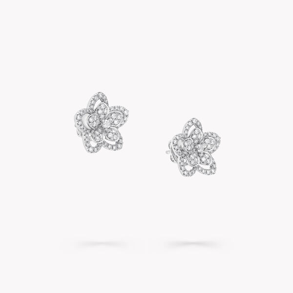 Wild Flower diamond stud earrings, , hi-res