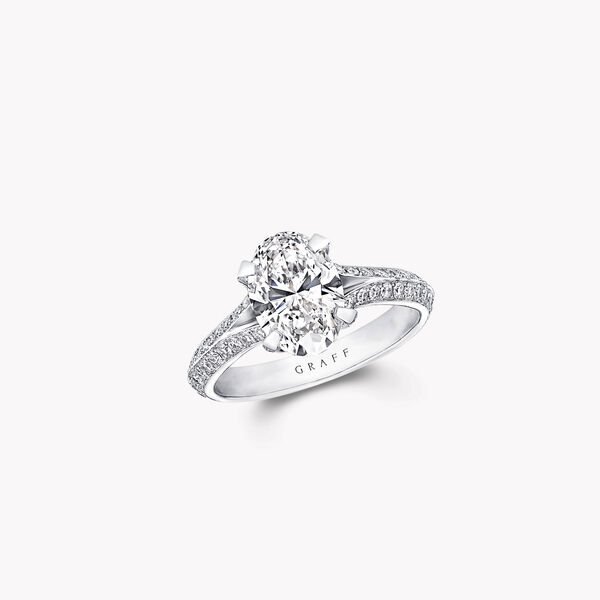Legacy橢圓形鑽石訂婚戒指, , hi-res