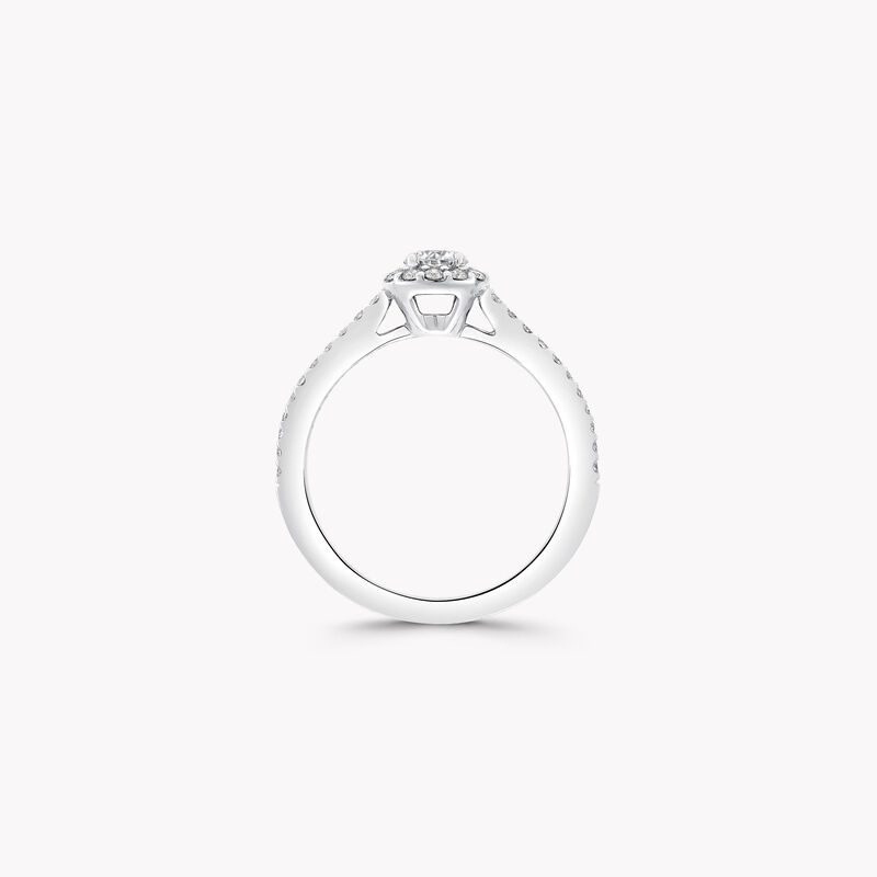 아이콘 라운드 다이아몬드 인게이지먼트 링