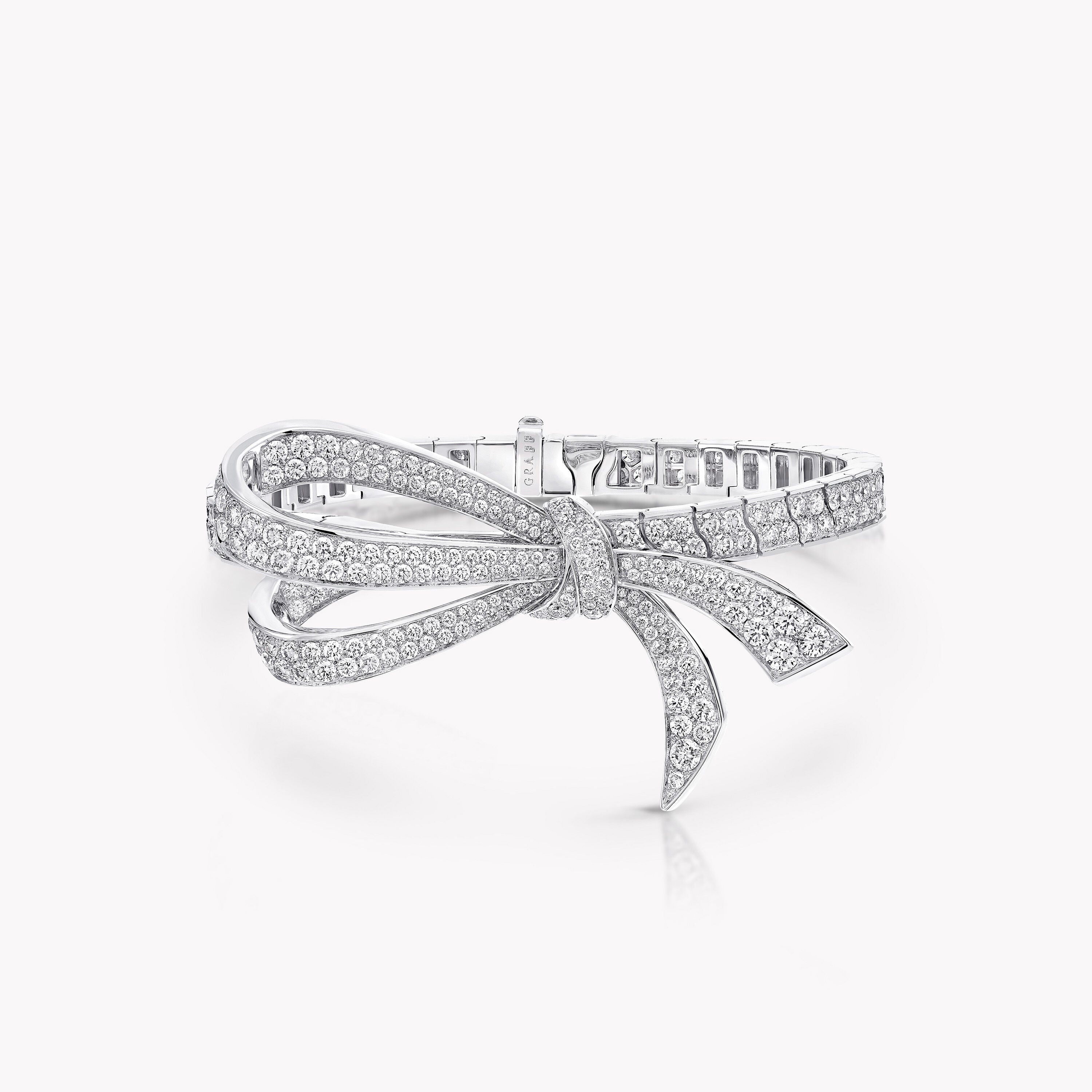 ティルダズ ボウ ダイヤモンド ブレスレット, White Gold - Graff