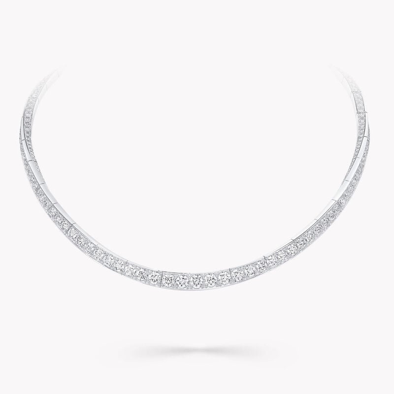 Spiral Diamond Necklace