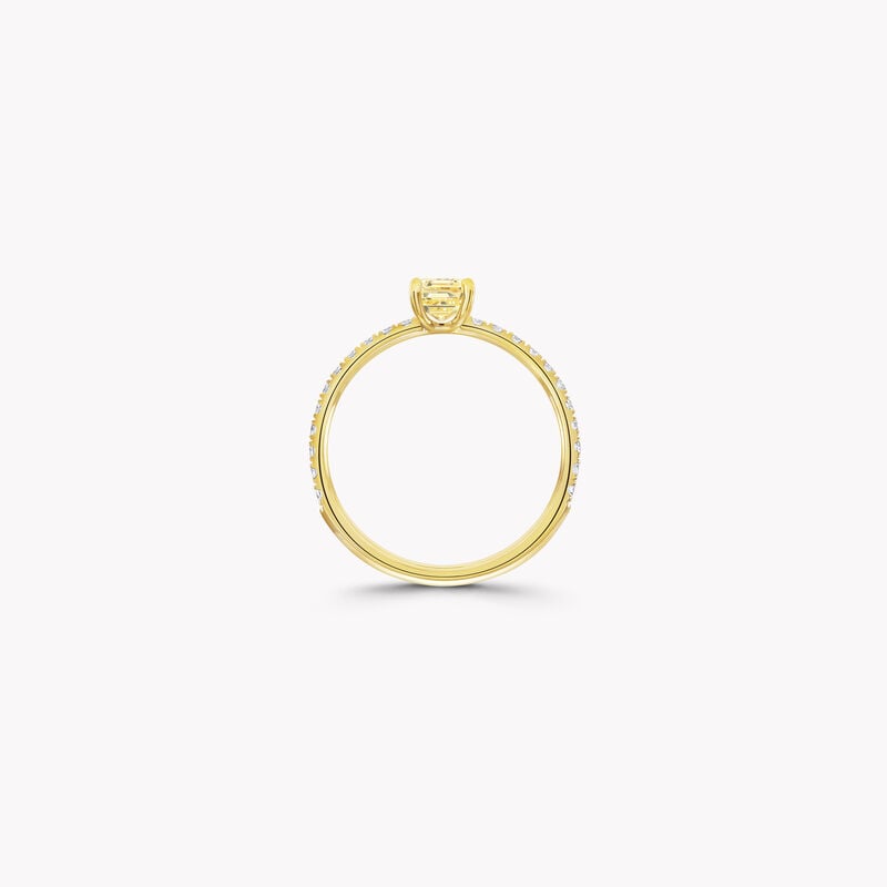 Foufou Emerald Yellow Diamond Ring