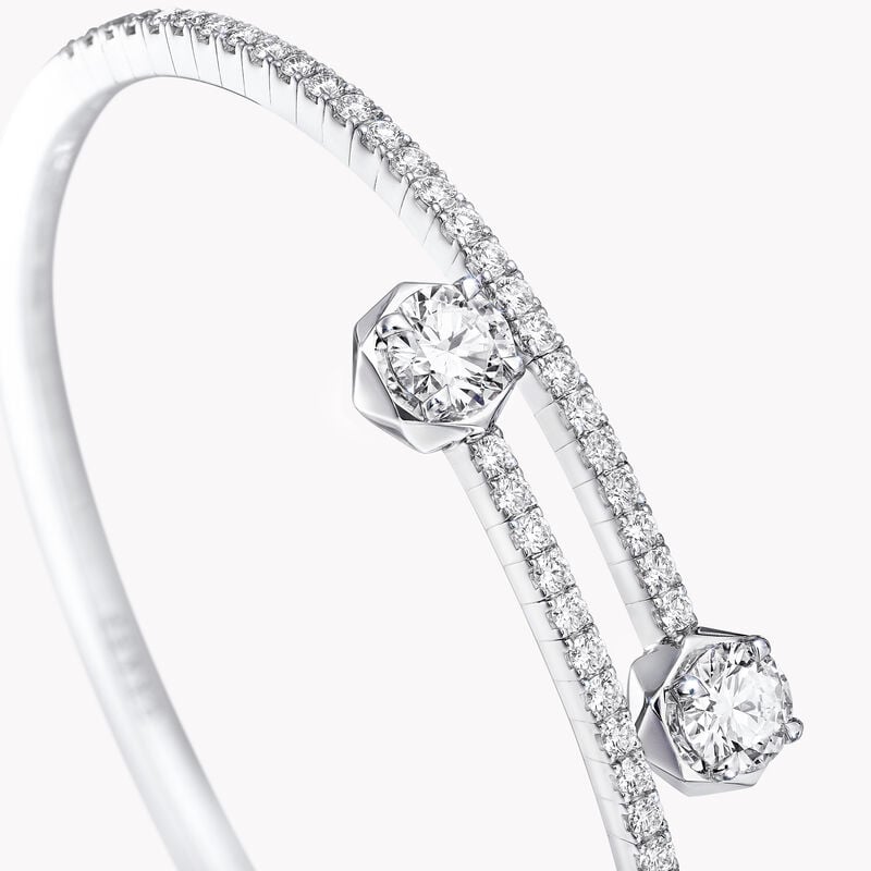 Laurence Graff Signature Wraparound Diamond Bangle