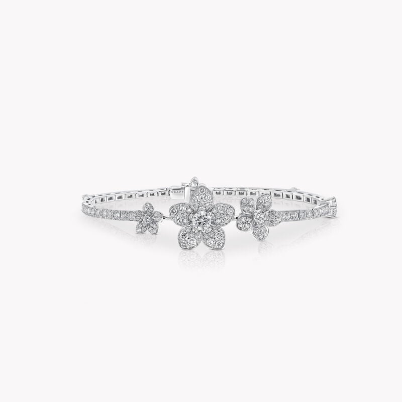 Bracelet en diamants pavés Wild Flower