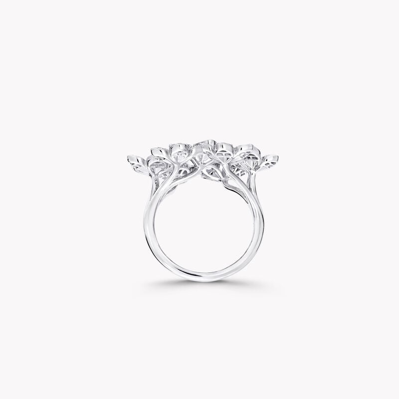 Bague en grappe de diamants majestueux Wild Flower