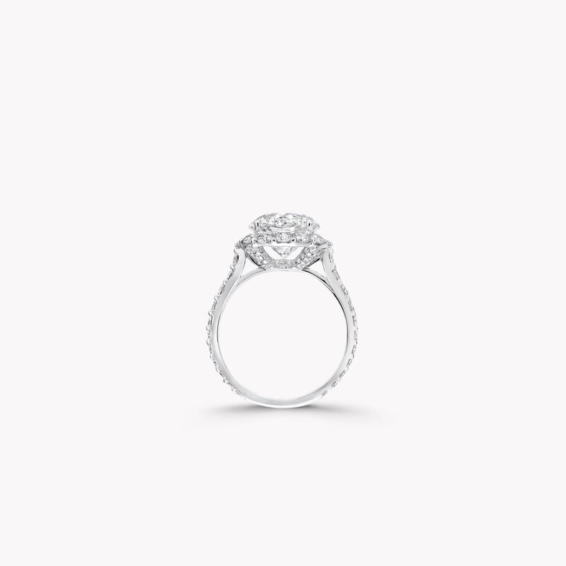 Icon圓形鑽石訂婚戒指