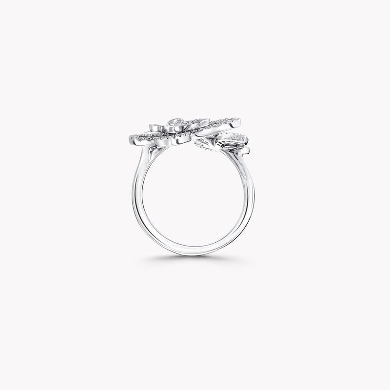 Multi Butterfly Silhouette Diamond Ring, , hi-res