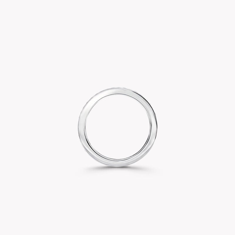 Thread Set Diamond Wedding Band