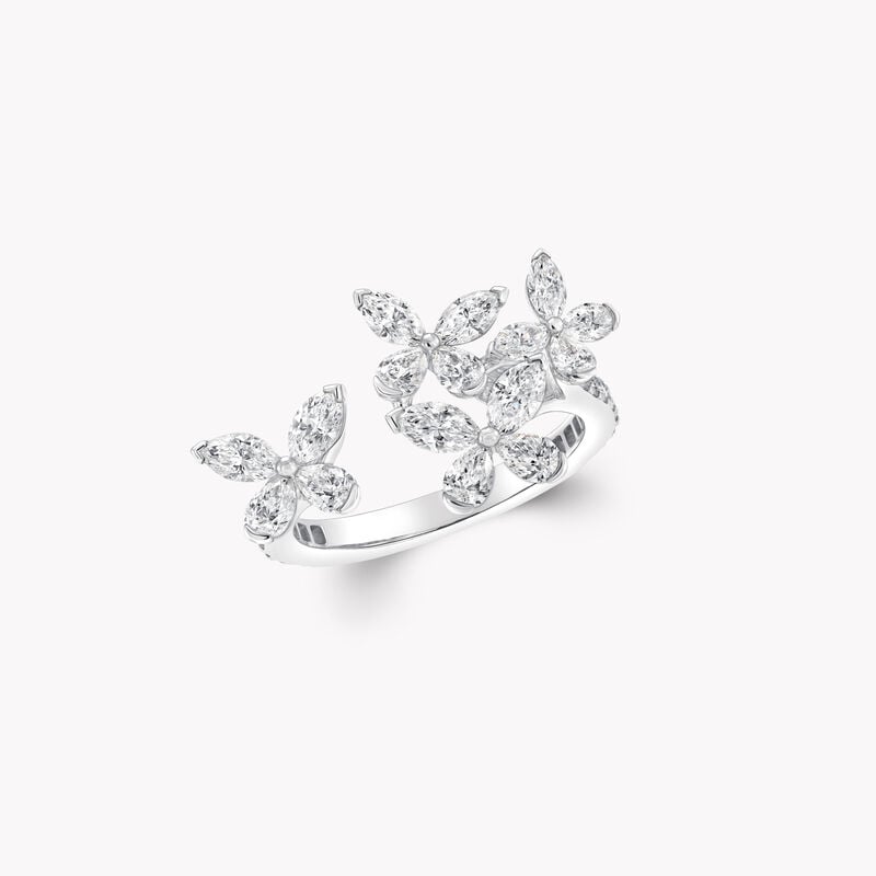 Classic Butterfly Petite Diamond Ring