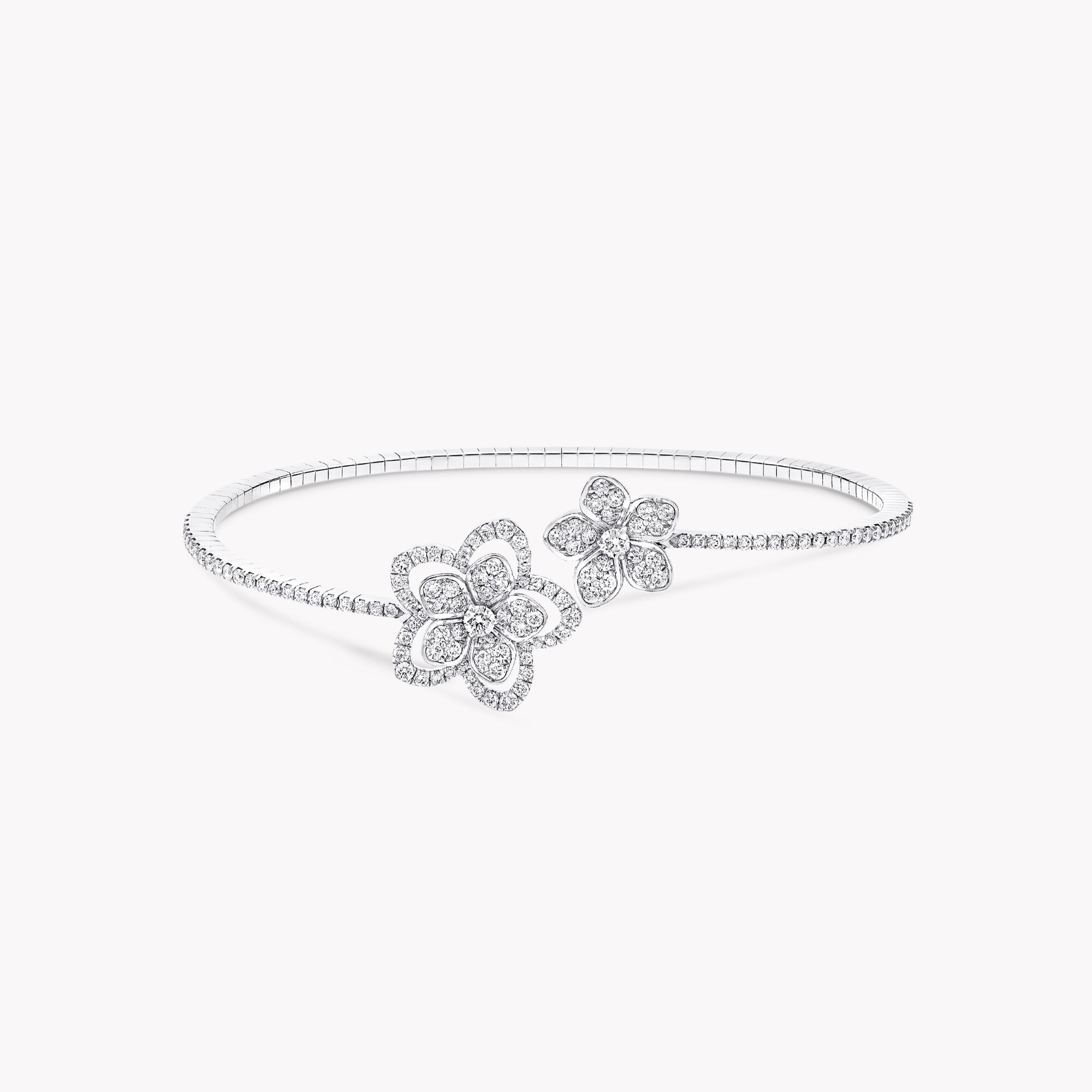 Wild Flower pavé diamond bracelet, Diamond