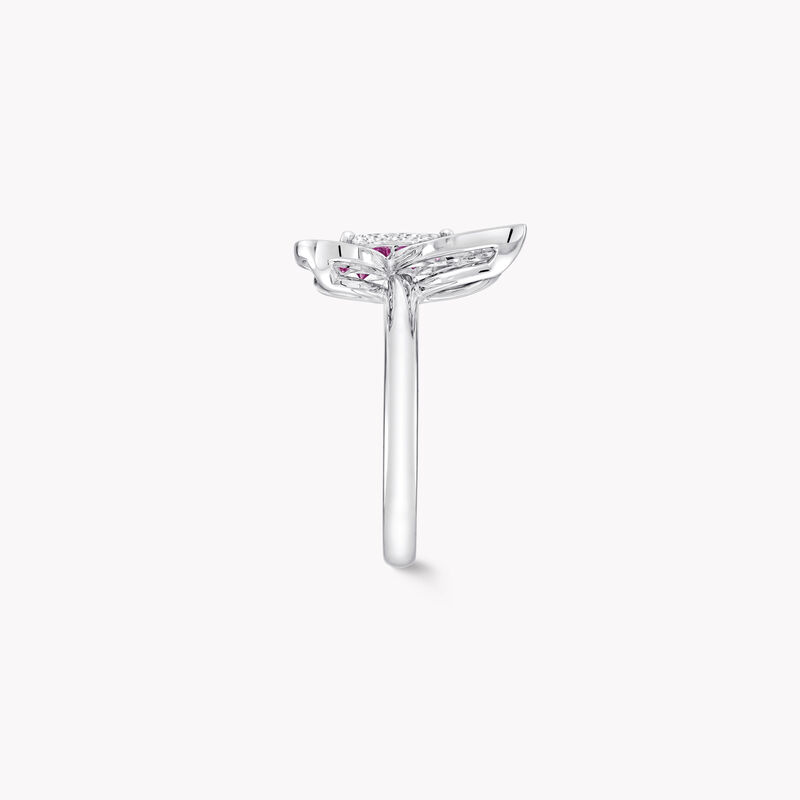Butterfly Ruby, Pink Sapphire and Diamond Ring